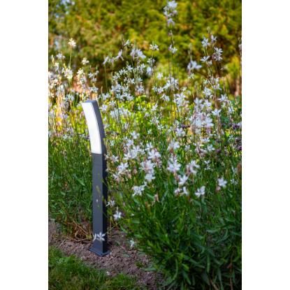 LUTEC KIRA udendørs LED bedlampe, 1 lyskilde, H74 cm, IP54, mørk grå