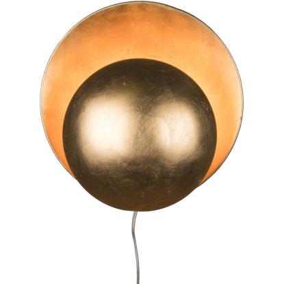 Globen Lighting Orbit væglampe, Ø30 cm, messing