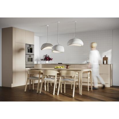 Fibo Colour vådrumspanel med 10 x 10 cm fliselook, 10 x 600 x 2400 mm, denver white high gloss