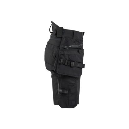 Blåkläder 7175 striker dame håndværker shorts stretch, sort/sort