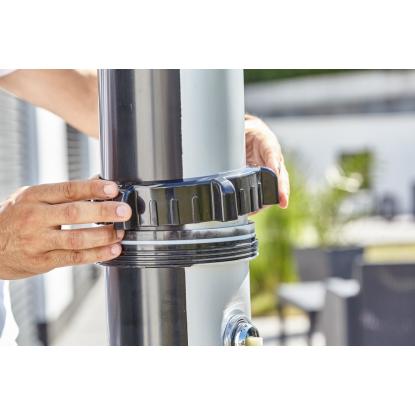 Summer Fun Silver Deluxe solbruser med vandtank - 40 liter