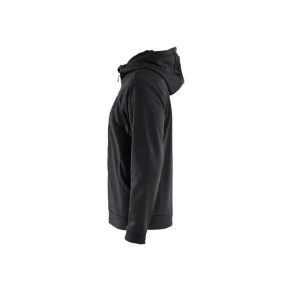 Blåkläder 3363 hættetrøje full zip, sort/mørk grå