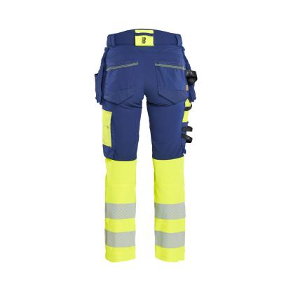 Blåkläder 7025 dame high vis buks 4-vejs stretch, marineblå/hi-vis gul