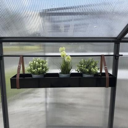KGT design-plantebakke til drivhus, 17 x 90 x 9 cm