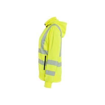 Blåkläder 3574 dame high vis sweatshirt med aftagelig hætte, hi-vis gul