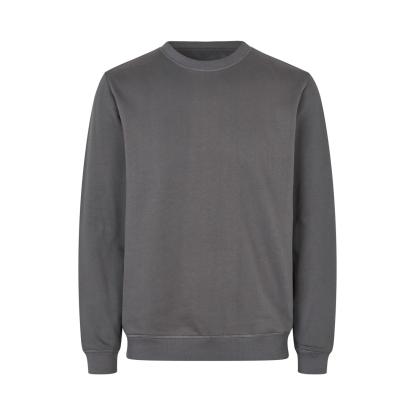 ID 0682 sweatshirt, økologisk, silver grey