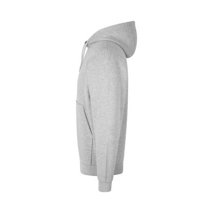 ID 0660 Soft hættetrøje med kængurulomme, unisex, grå melange