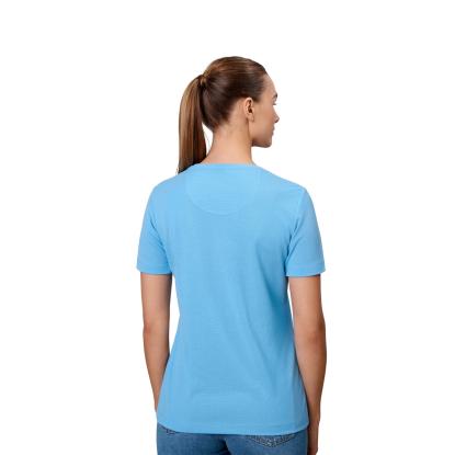 ID 0529 T-shirt, lyocell, dame, lys blå