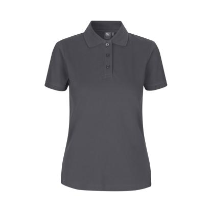 ID 0527 poloshirt med stretch, dame, koks grå