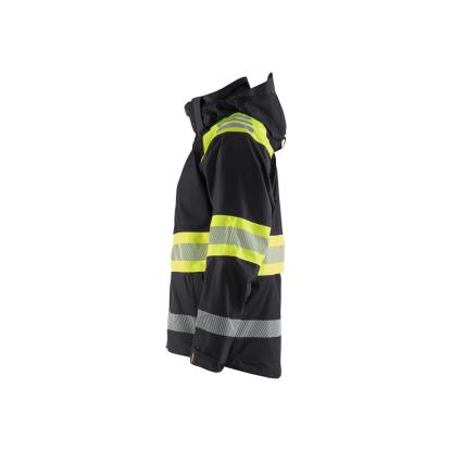 Blåkläder 4420 high vis skaljakke, sort/hi-vis gul