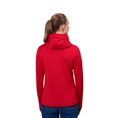 ID 0841 cardigan med stretch, komfort, dame, rød