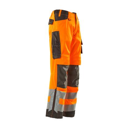 MASCOT SAFE SUPREME Kendal arbejdsbukser med knælommer, hi-vis orange/mørk antracit