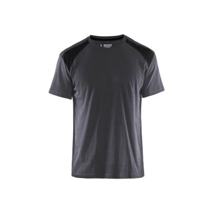 Blåkläder 3379 t-shirt, mellemgrå/sort