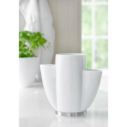 Steel-Function redskabsholder, porcelæn - 3 rum