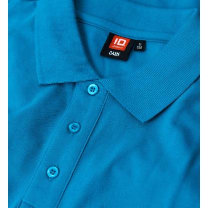 ID 0525 poloshirt med stretch, turkis
