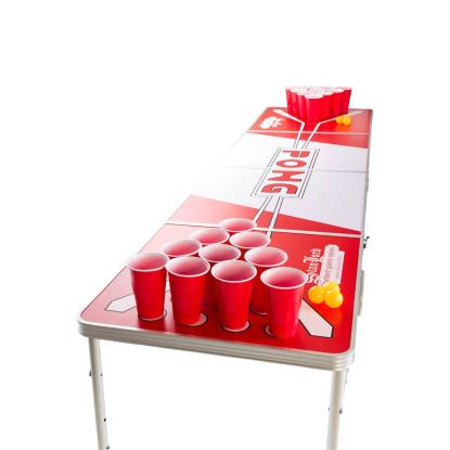 Stanlord foldbart beer pong-bord inkl. 24 kopper og bolde