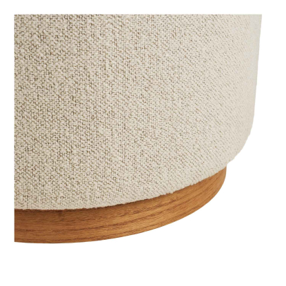 Daisy puf, sand, Ø50 cm