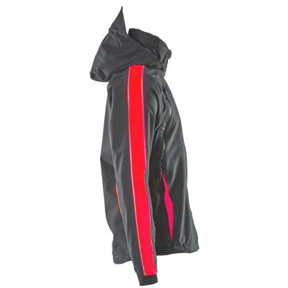 MASCOT HARDWEAR Gandia skaljakke, mørk antracit/hi-vis rød