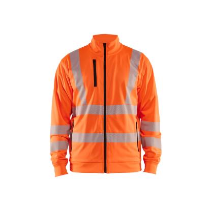 Blåkläder 3563 high vis sweatshirt full zip, hi-vis orange