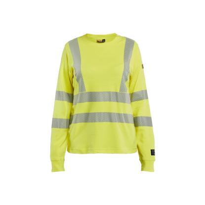 Blåkläder 3469 dame multinorm t-shirt lang ærme inherent, hi-vis gul