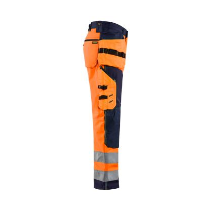 Blåkläder 1567 high vis softshell buks, hi-vis orange/marineblå