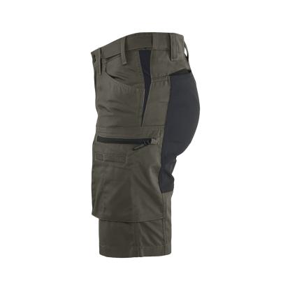 Blåkläder 7149 dame service shorts med stretch, olivengrøn/sort