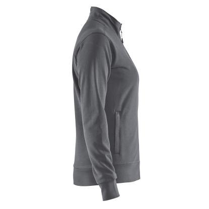 Blåkläder 3372 dame sweatshirt full zip, mørk grå
