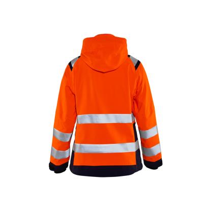 Blåkläder 4904 dame high vis skaljakke, hi-vis orange/marineblå