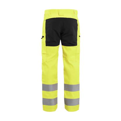 Blåkläder 1585 high vis buks med stretch, hi-vis gul/sort