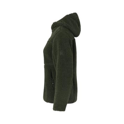ID 0829 Pile fleecejakke, dame, oliven