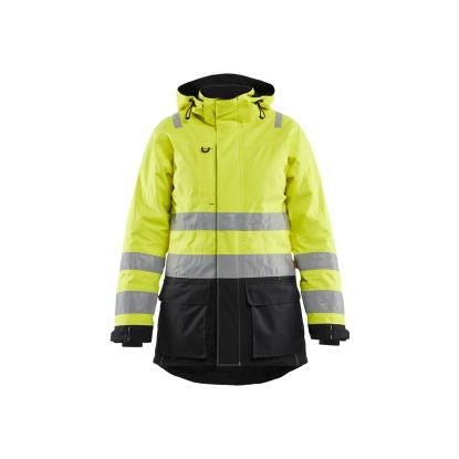 Blåkläder 4472 dame high vis vinterparkajakke, hi-vis gul/sort