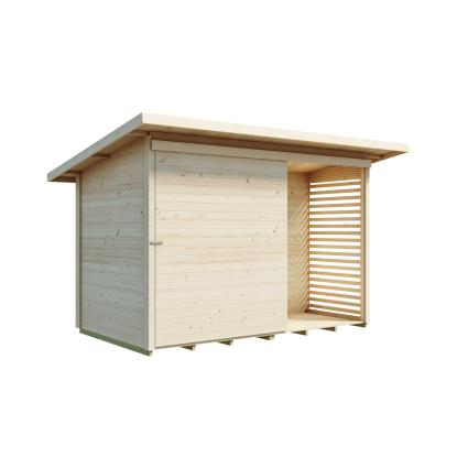 Luoman Lillevilla 660 Ookila redskabsskur/affaldsskjul med skydedør - 5,1 m²