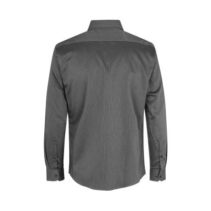 Seven Seas SS37 Fine Twill California skjorte, slim, mørk grå