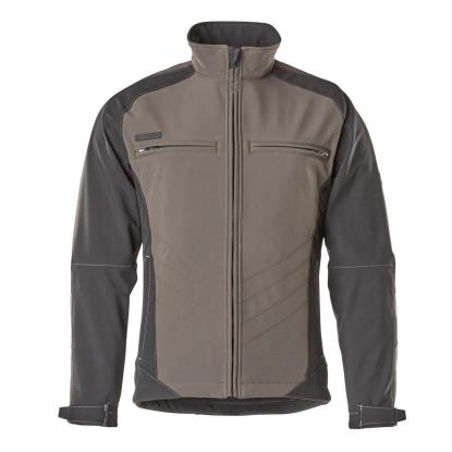 MASCOT UNIQUE Dresden softshell jakke, mørk antracit/sort
