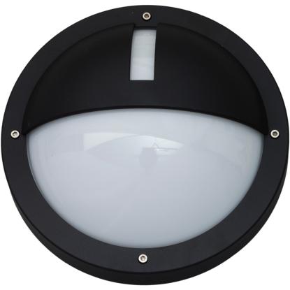SG Armaturen Uno 1100 LED væglampe, Ø27 cm, IP65, sort