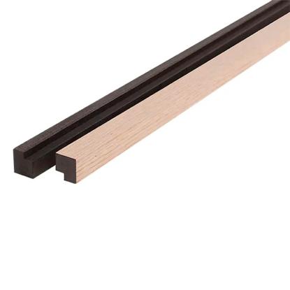 FibroTech akustik afslutningsliste til PREMIUM, PROFF og SQUARE, 25 x 3000 mm, light oak - 2 stk.
