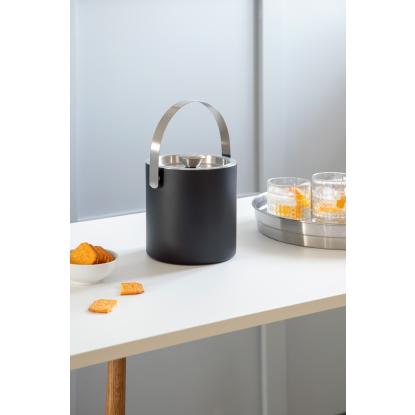 Steel-Function isspand med låg, rustfrit stål, sort - 2 liter