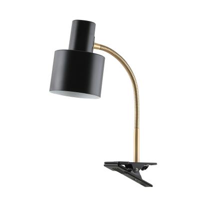 Halo Design Vogue Clips klemmelampe, E27, H38 cm, sort/messing