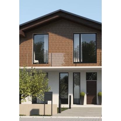 Bravios Base Exclusive postkasse med stander og lås, sort