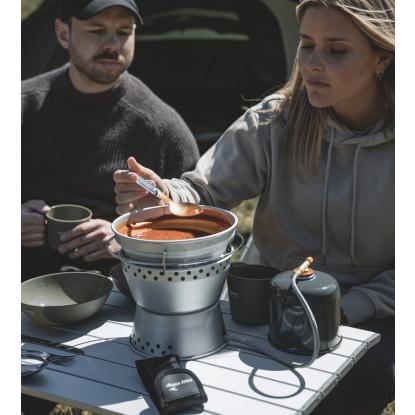 easy camp stormkøkken og gasbrænder, aluminium