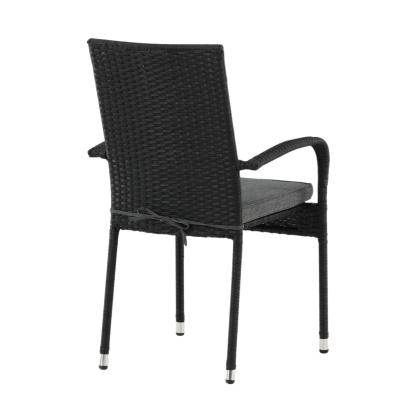 Venture Design Anna havestol med armlæn, sort