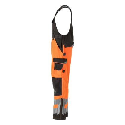 MASCOT SAFE SUPREME Newcastle overall med knælommer, hi-vis orange/mørk antracit