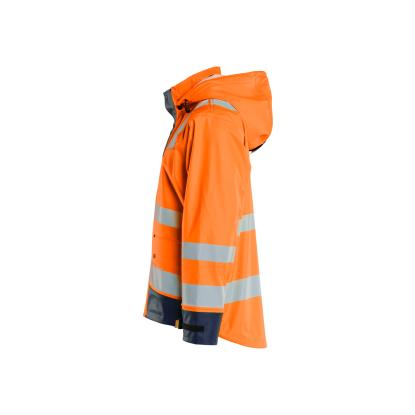 Blåkläder 4302 high vis regnjakke level 2, hi-vis orange/marineblå