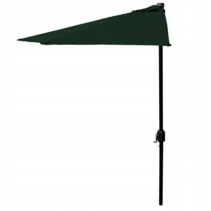 Altan parasol med håndsving, grøn, 240 cm