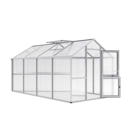KGT Iris IV drivhus, aluminium, 10 m²
