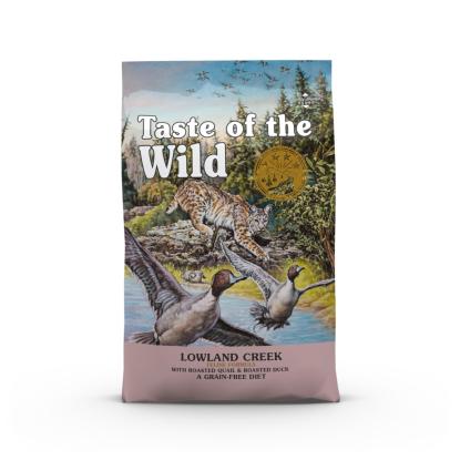 Taste of the wild Lowland Creek kattefoder med and og vagtel - 6,6 kg