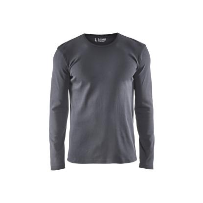 Blåkläder 3314 t-shirt lang ærme, grå