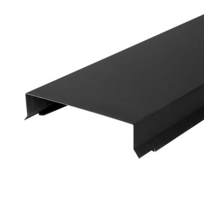 GTBUILD sternkapsel, 110 mm lige, konisk, sort zink