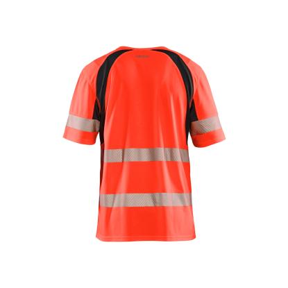 Blåkläder 3397 high vis UV t-shirt, hi-vis rød/sort