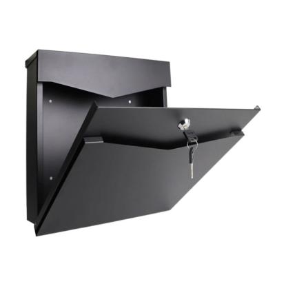 Glori ir Ko LB51 moderne postkasse, sort